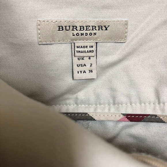 Burberry London Trench Khaki Pencil Skirt - Picture 8 of 10